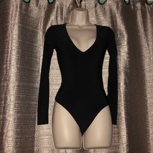 COPY - Fashion Nova Black Louis V Bodysuit